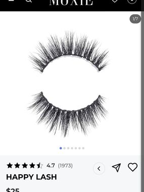 Moxielash Happy  Magnetic Lashes NEW
